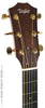 Taylor 510e acoustic guitar - front headstock