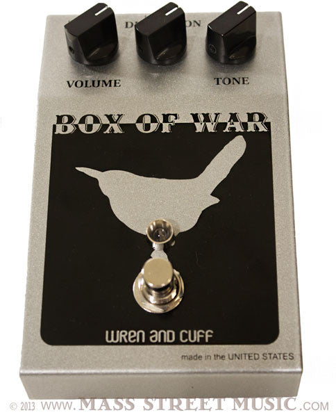 box of war pedal Wren and Cuff Box of War Fuzz Electric Guitar Pedal