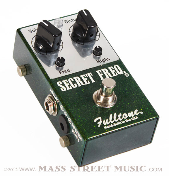 guitar overdrive pedal Fulltone SF Secret Frequency Overdrive Guitar Pedal
