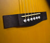 Fender CP-100 Parlor Acoustic Guitar - bridge close