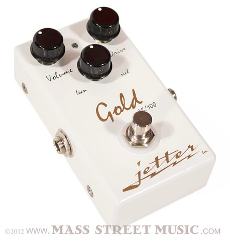 Jetter Gear Gold 45/100 Overdrive pedal - angle