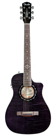 Fender Acoustic Guitars - T-Bucket 300CE - Trans Black
