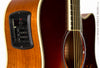 Yamaha FGX720 SCA Acoustic guitar burst finish - electronics and tuner
