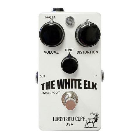 Wren and Cuff Effect Pedals - White Elk Small Foot Fuzz