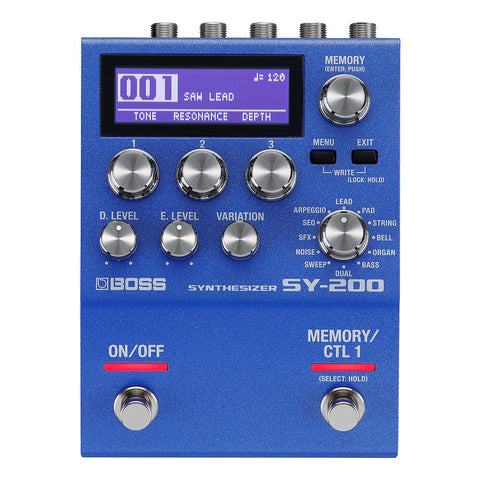 BOSS Effect Pedals - SY-200 Synthesizer B-Stock