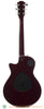Taylor T5z Pro electric acoustic guitar - red - back