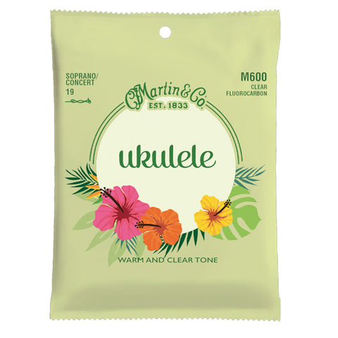 Martin Ukulele Strings - Fluorocarbon Soprano/Concert Uke M600