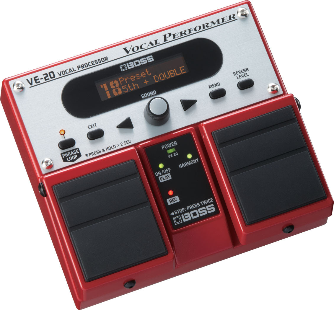 boss vocal effects pedal BOSS Guitar Effect Pedals - VE-20 Vocal Performer